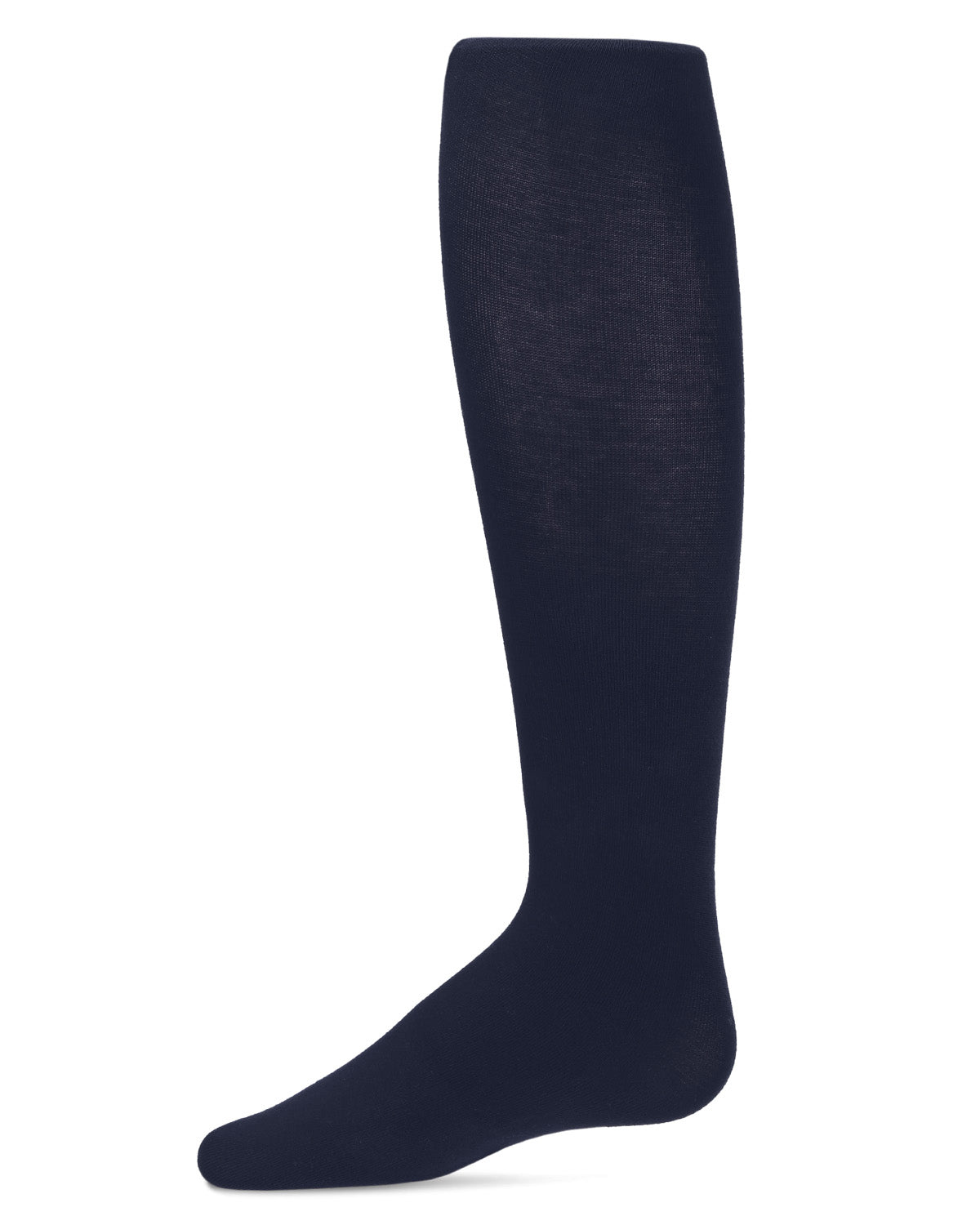 Girls' Supreme Cotton Blend Non-Pilling Opaque Tights : Color: Navy