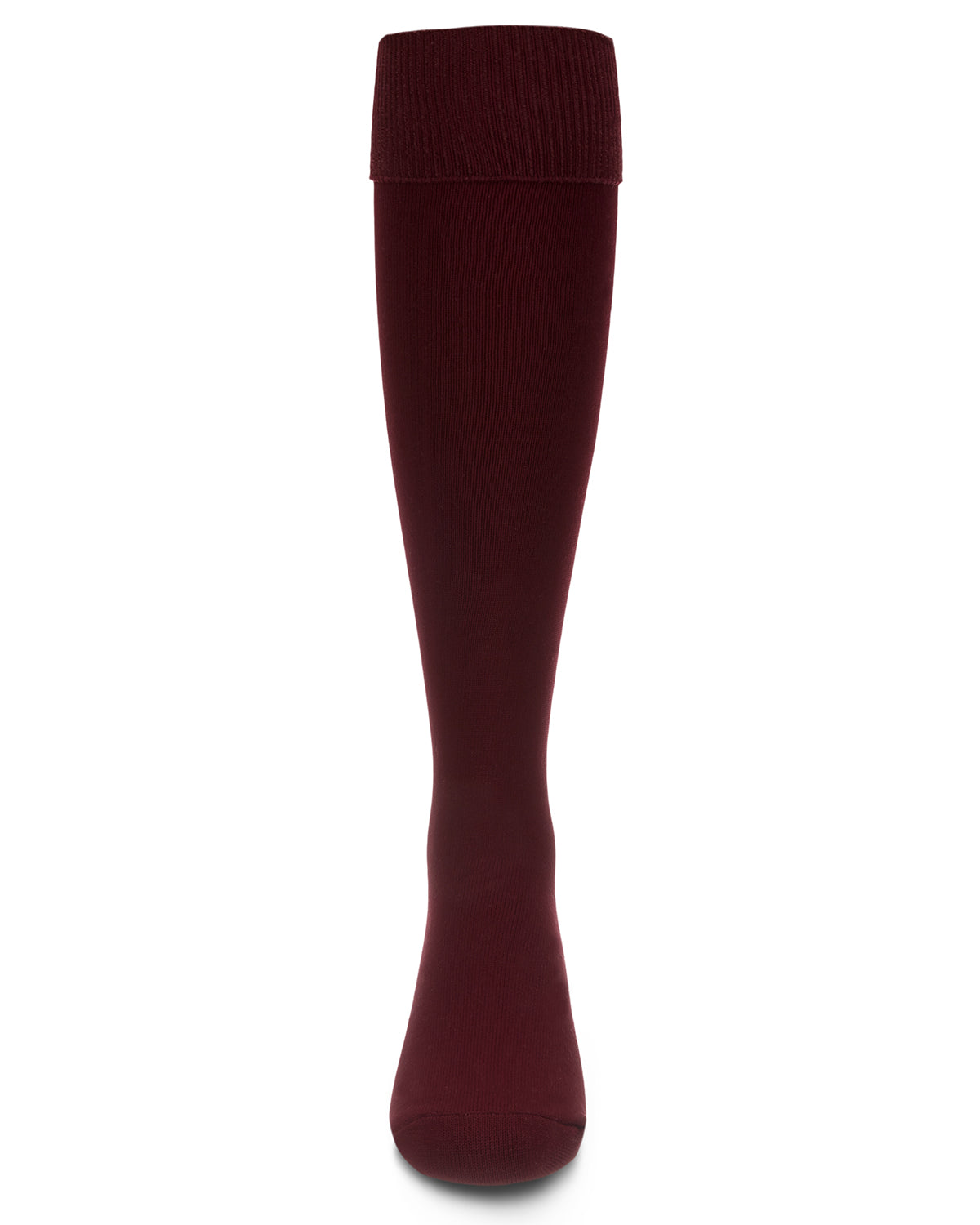 Girls' Cuffed Opaque Knee High Socks : Color: White