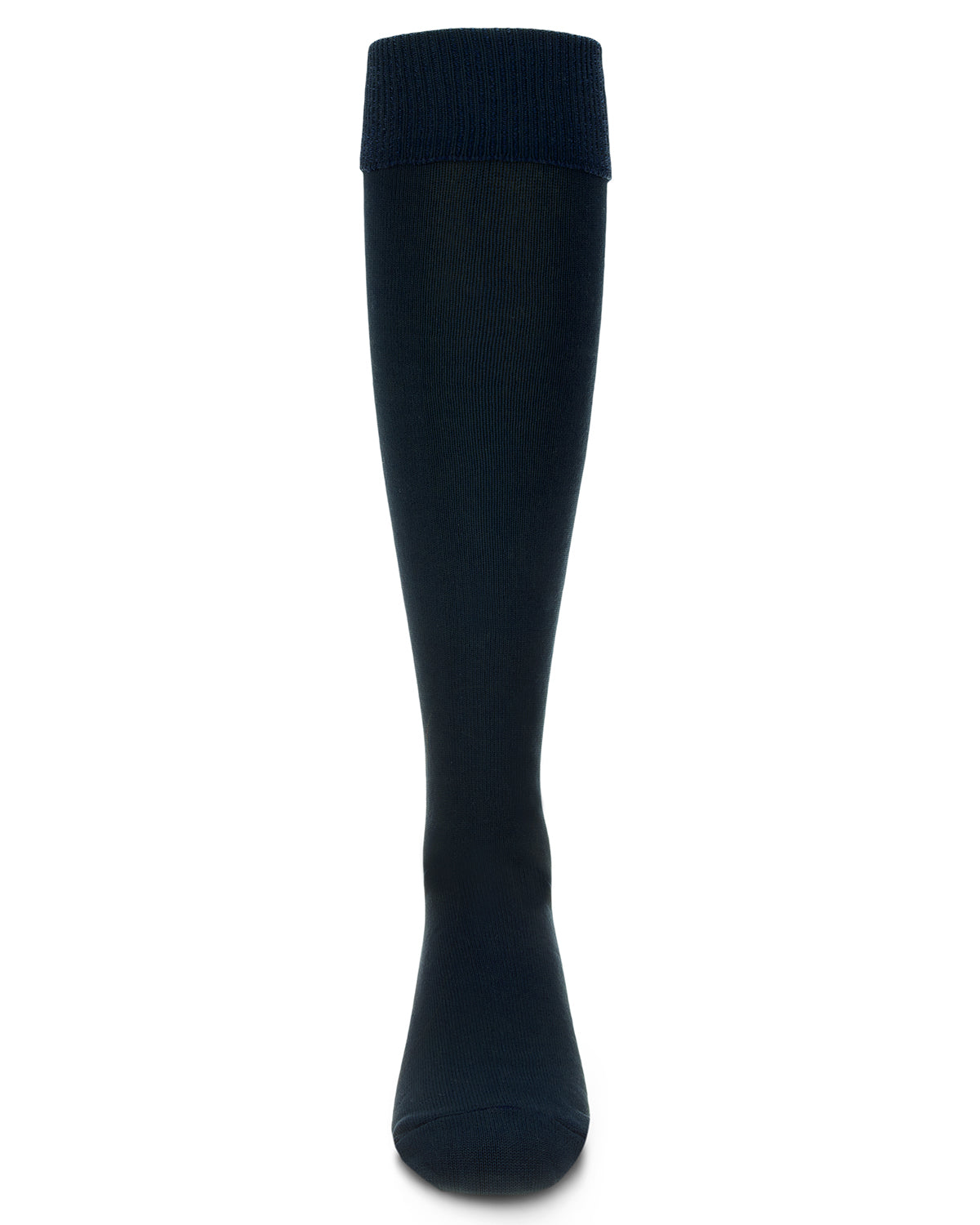 Girls' Cuffed Opaque Knee High Socks : Color: White