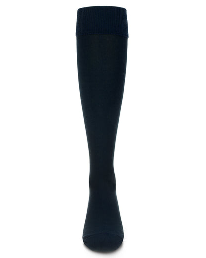 Girls' Cuffed Opaque Knee High Socks : Color: White