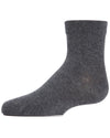 Unisex Basics Kids Cotton Blend Ankle Socks : Color: Dark Gray