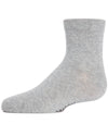 Unisex Basics Kids Cotton Blend Ankle Socks : Color: Light Gray