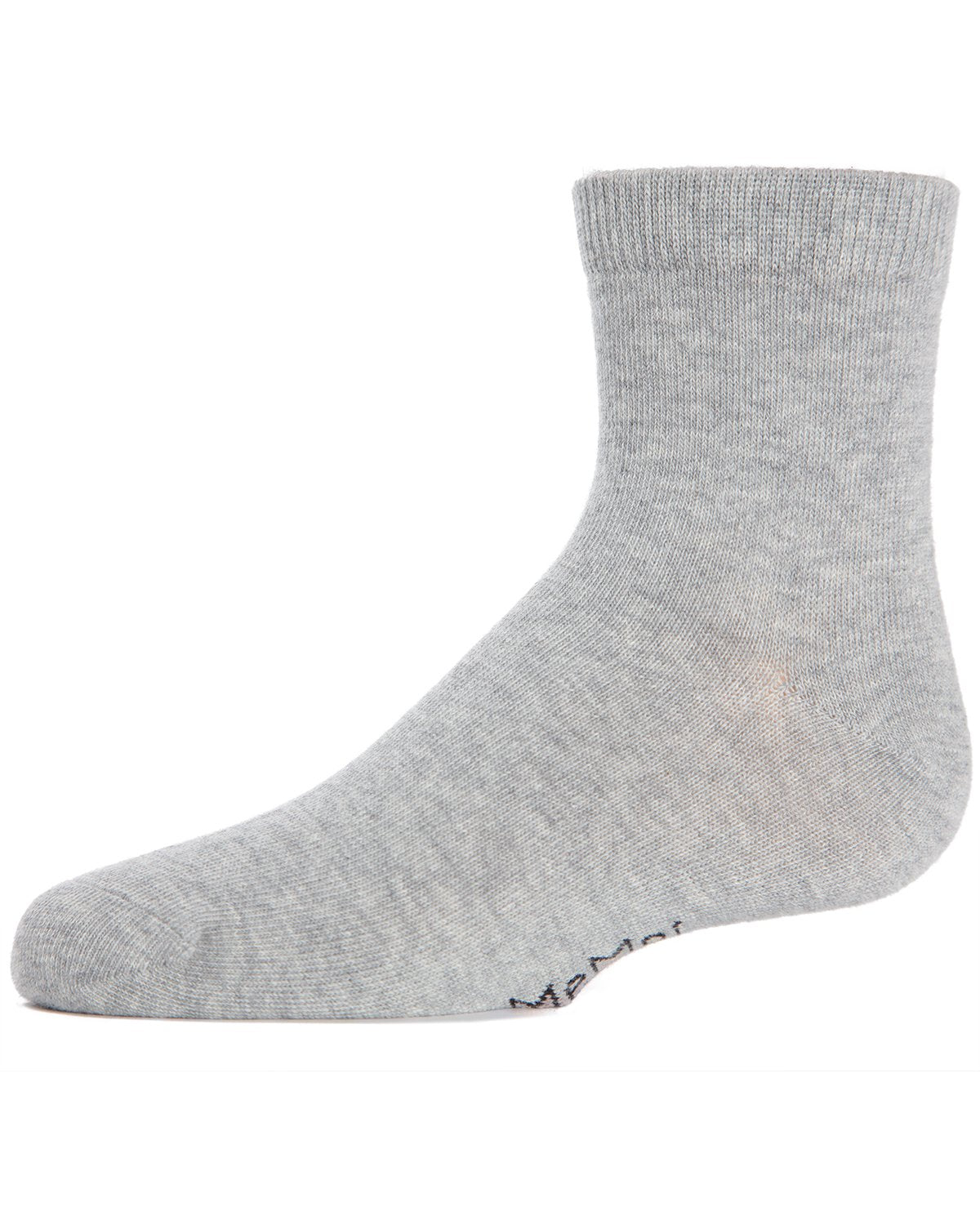 Unisex Basics Kids Cotton Blend Ankle Socks : Color: Light Gray