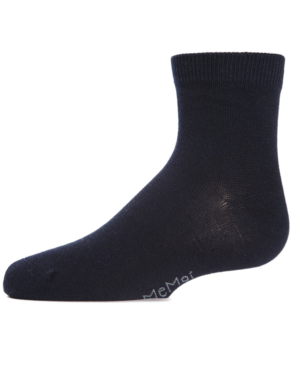 Unisex Basics Kids Cotton Blend Ankle Socks : Color: Navy