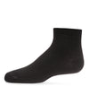 Thin Ribbed Cotton Kids Anklet Sock : Color: Black