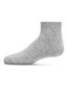 Thin Ribbed Cotton Kids Anklet Sock : Color: Light Gray