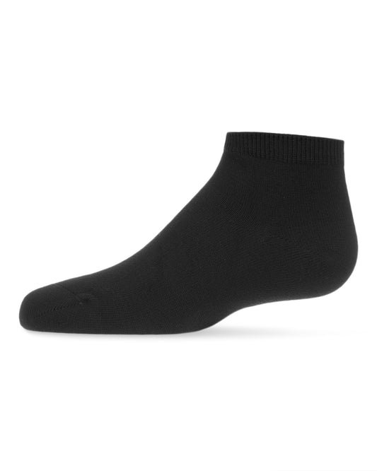 Children's Basic Soft Rayon from Bamboo Anklet Socks : Color: Black