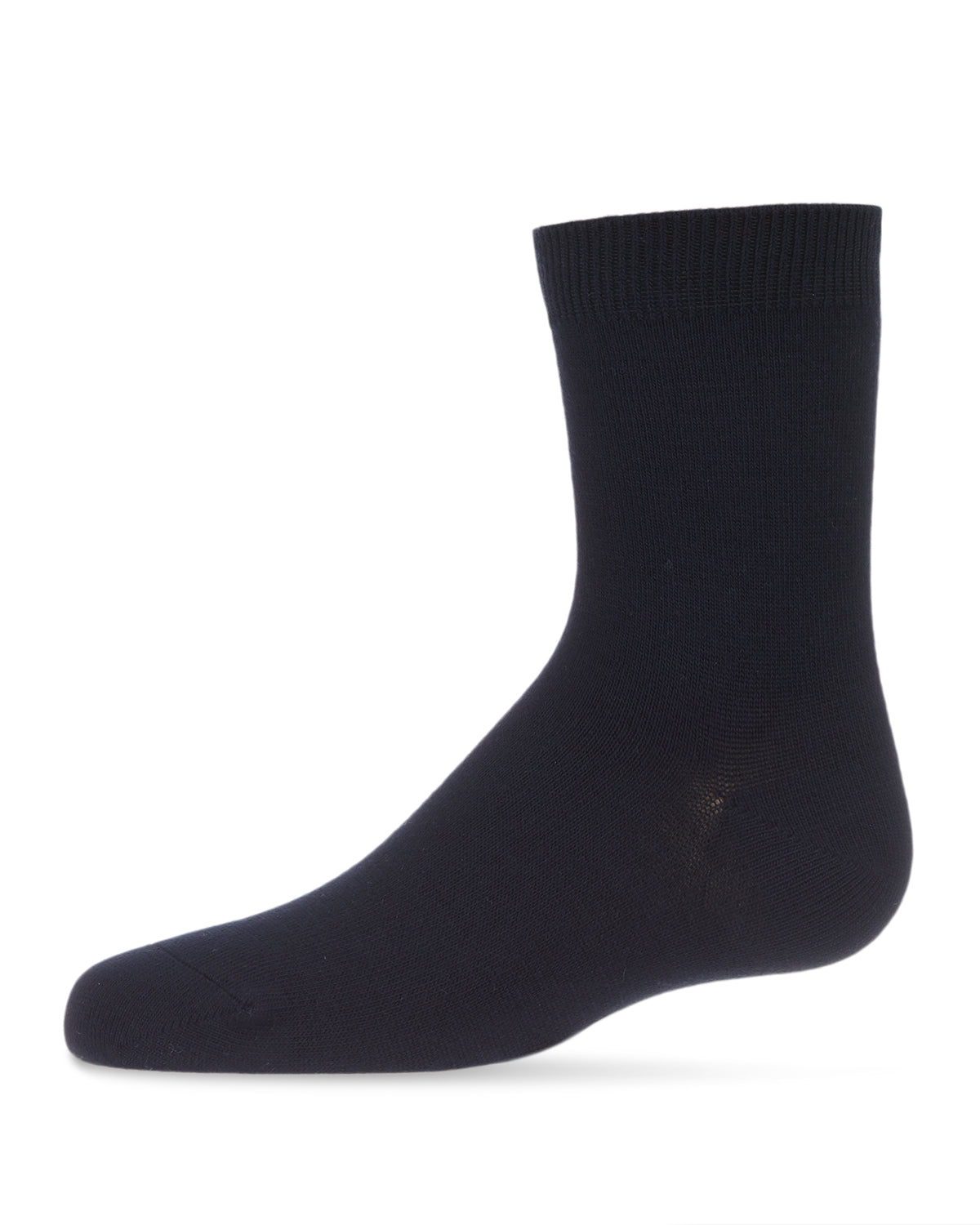 Children's Basic Soft Rayon from Bamboo Crew Socks : Color: Navy