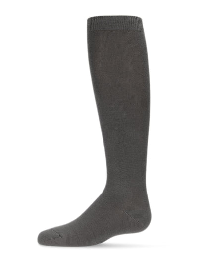 Kids' Basic Soft Rayon from Bamboo Knee High Socks : Color: Dark Gray