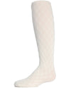 Girls' Unique Link Opaque Tights : Color: Ivory