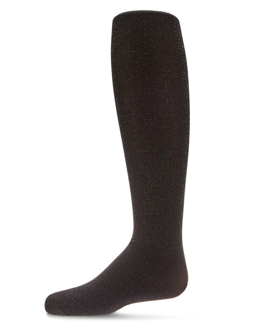 Girls' Metallic Shimmer Opaque Tights : Color: Black Multi