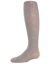 Girls' Shiny Floral Vine Tights : Color: Light Gray