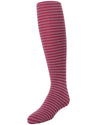 Rows on Rows Girls Striped Tights : Color: Burgundy