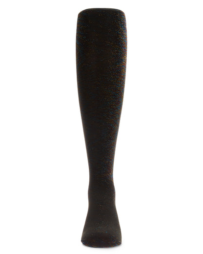 Liquid Metal Girl’s Shimmer Tights : Color: Black Multi