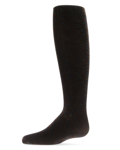 Liquid Metal Girl’s Shimmer Tights : Color: Black Multi