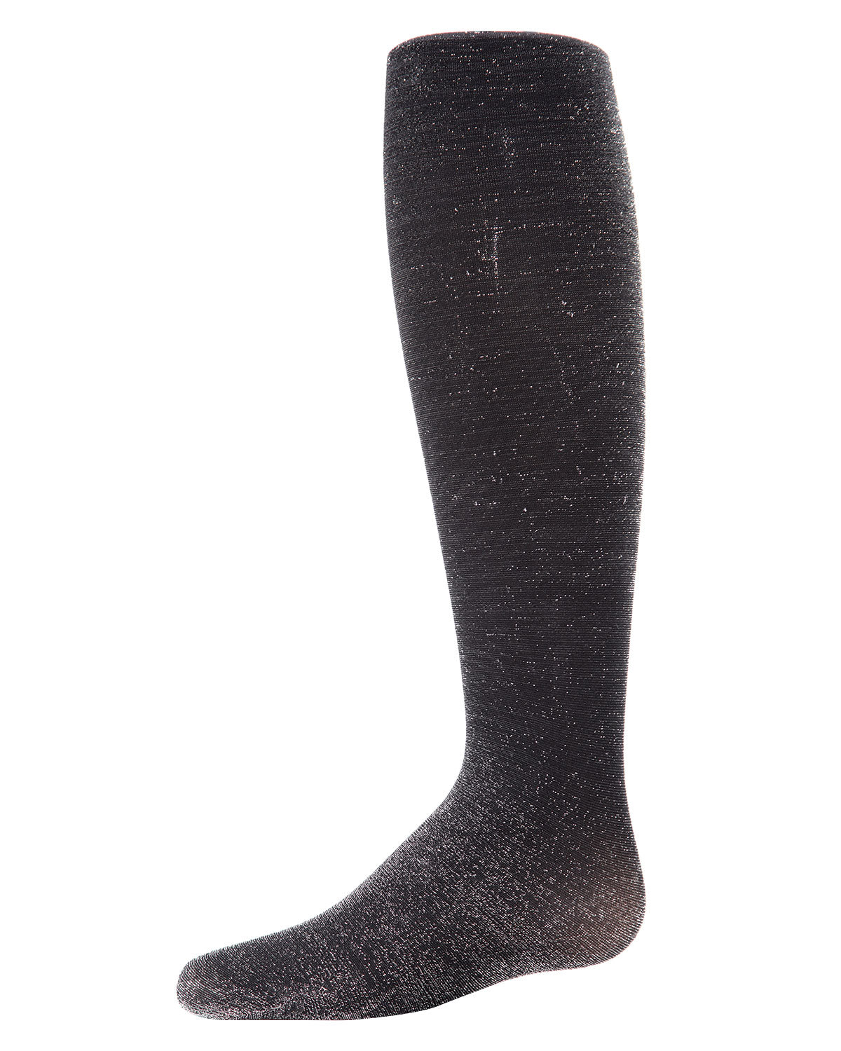 Liquid Metal Girl’s Shimmer Tights : Color: Black Silver