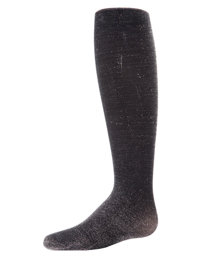 Liquid Metal Girl’s Shimmer Tights : Color: Black Silver