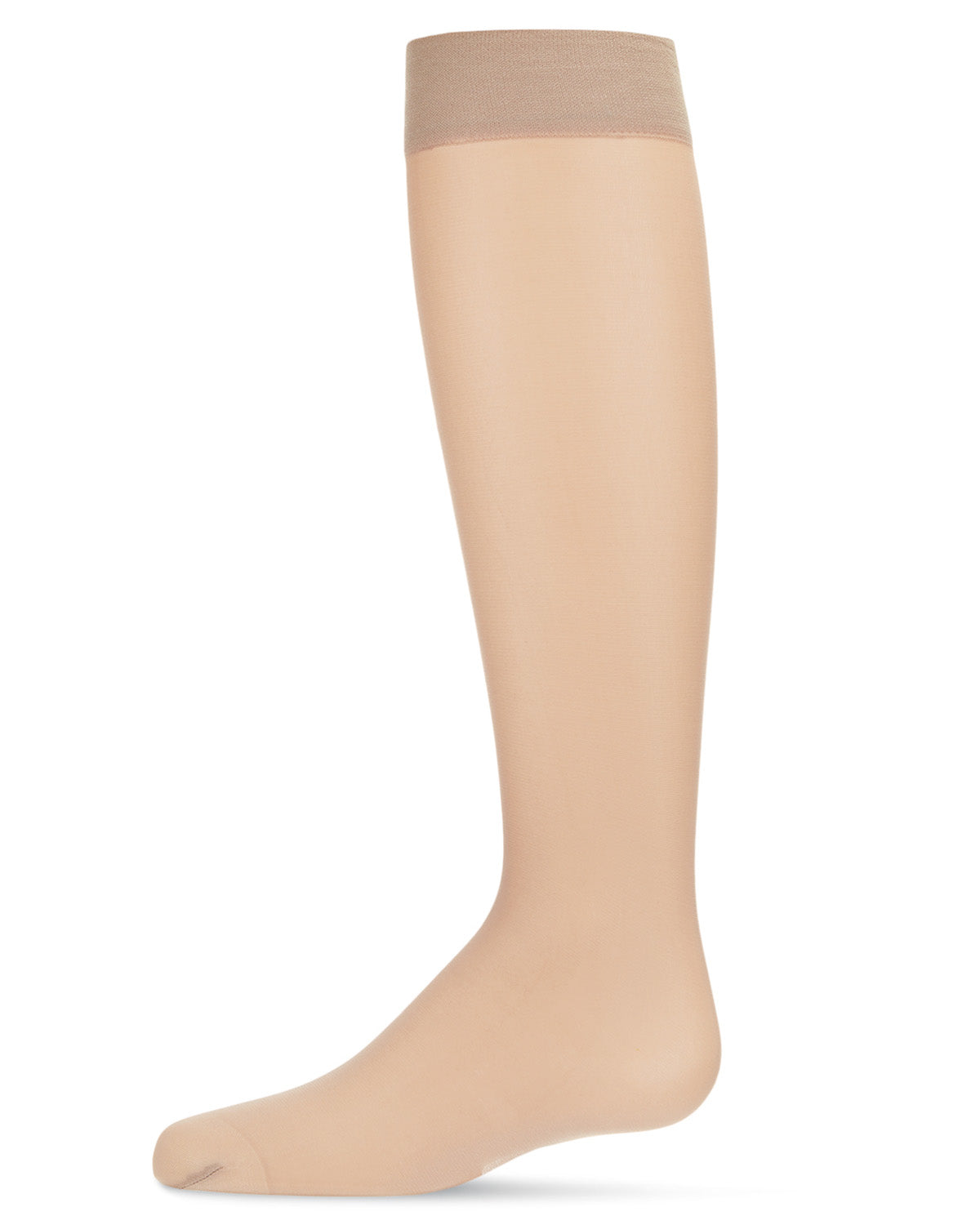 Girls' Basic Sheer Knee Highs : Color: Nude