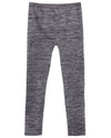 Girls' Spacedye Comfort Stretch Leggings : Color: Black