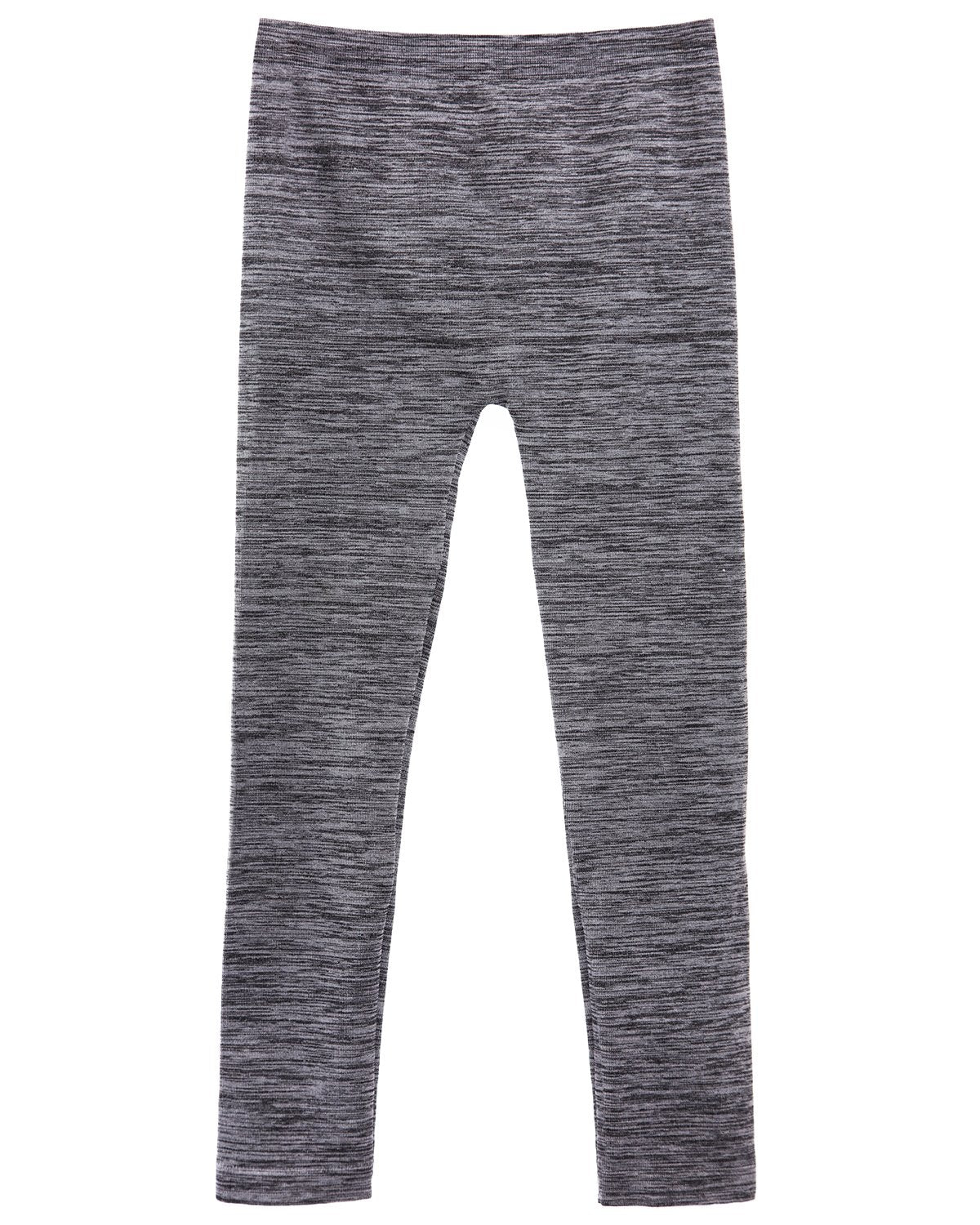 Girls' Spacedye Comfort Stretch Leggings : Color: Black