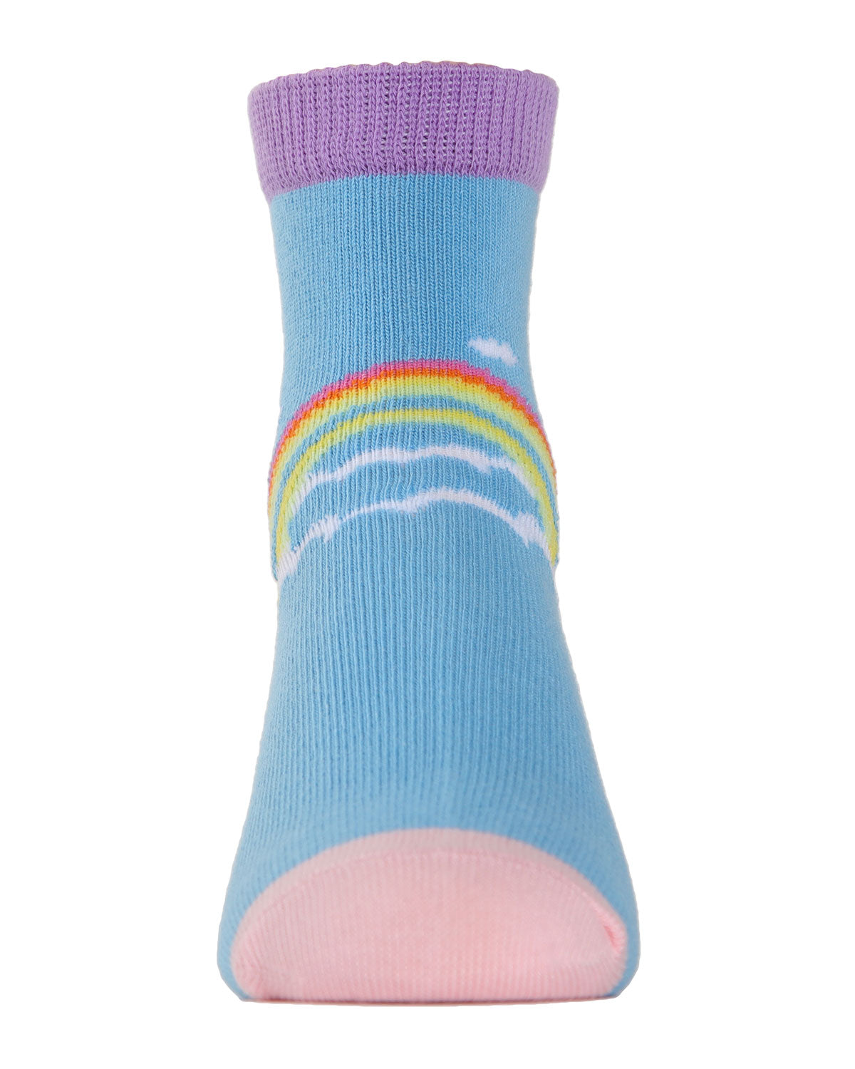 Unicorn Girls Cotton Blend Ankle Socks 3-Pack : Color: Assorted