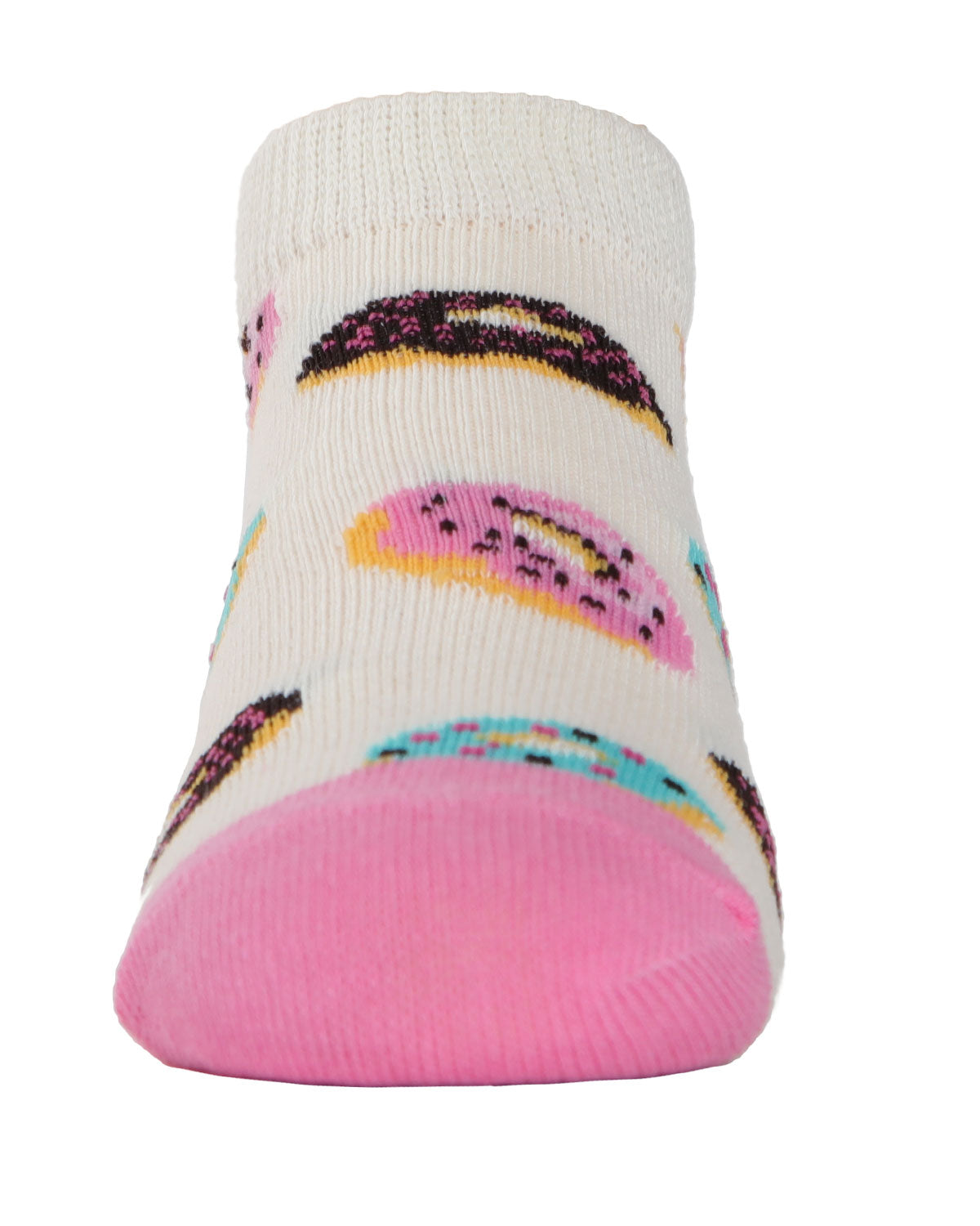 Donut Low-Cut Girls Socks 3-Pack : Color: Assorted