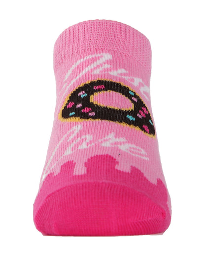 Donut Low-Cut Girls Socks 3-Pack : Color: Assorted