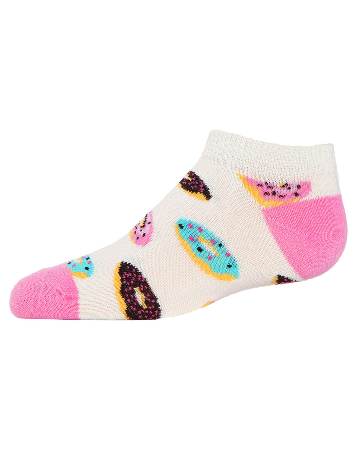 Donut Low-Cut Girls Socks 3-Pack : Color: Assorted