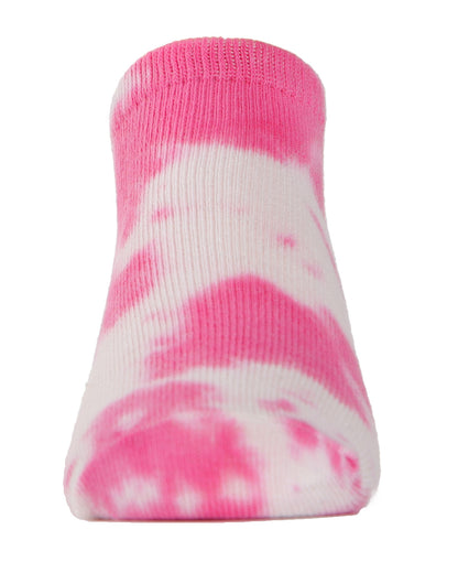 Tie-Dye Low-Cut Cotton Blend Girls Socks : Color: Assorted