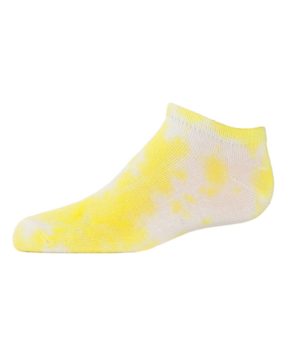 Tie-Dye Low-Cut Cotton Blend Girls Socks : Color: Assorted