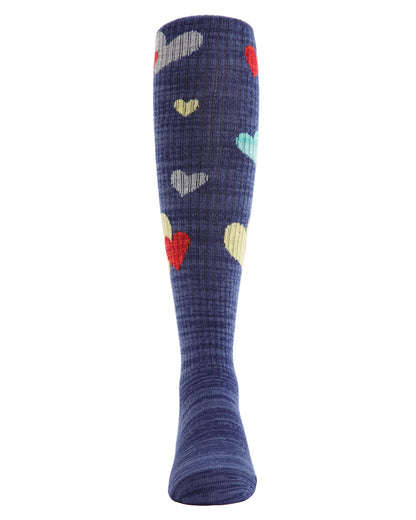 Girls' 2 Pair Pack I Speak French Fries Knee High Socks : Color: Assorted