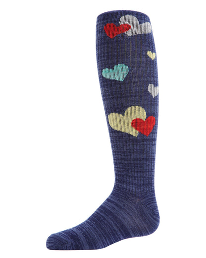 Girls' 2 Pair Pack I Speak French Fries Knee High Socks : Color: Assorted