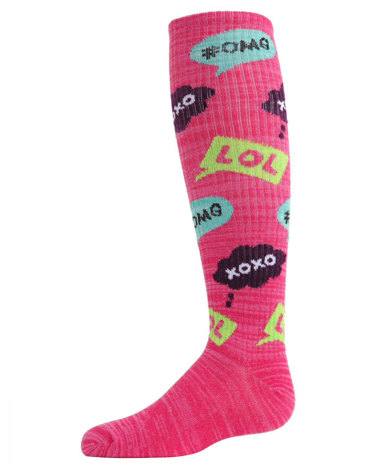 Girls' 2 Pair Pack OMG LOL Knee High Socks : Color: Assorted