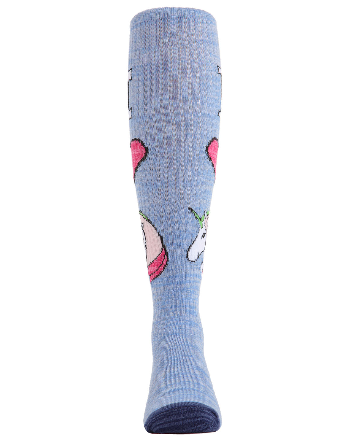 Girls' 2 Pair Pack I Love Unicorns Knee High Socks : Color: Assorted
