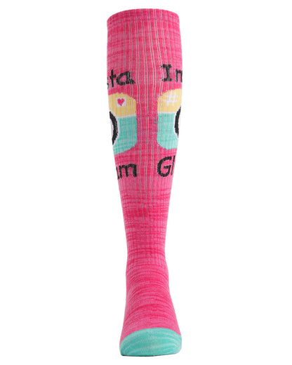 InstaGlam Knee High Socks 2-Pack : Color: Assorted