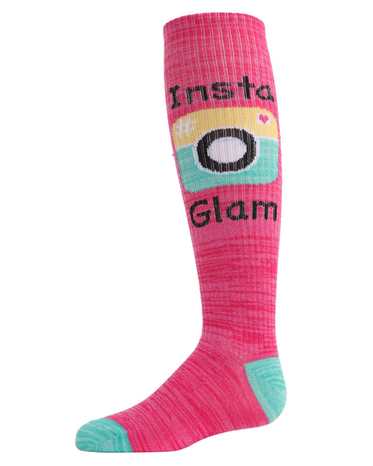 InstaGlam Knee High Socks 2-Pack : Color: Assorted