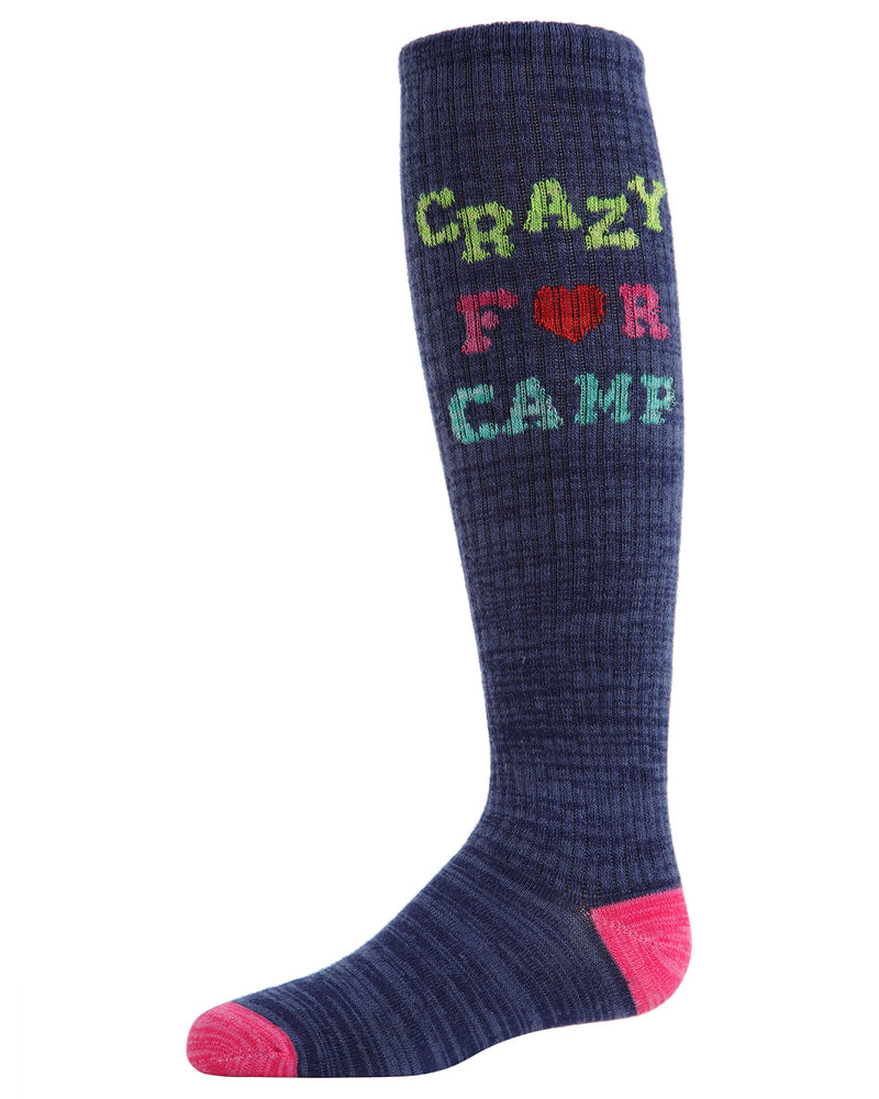 MeMoi Crazy for Camp Knee High Socks 2-Pack