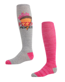 MeMoi Pizza Princess Knee High Socks 2-Pack
