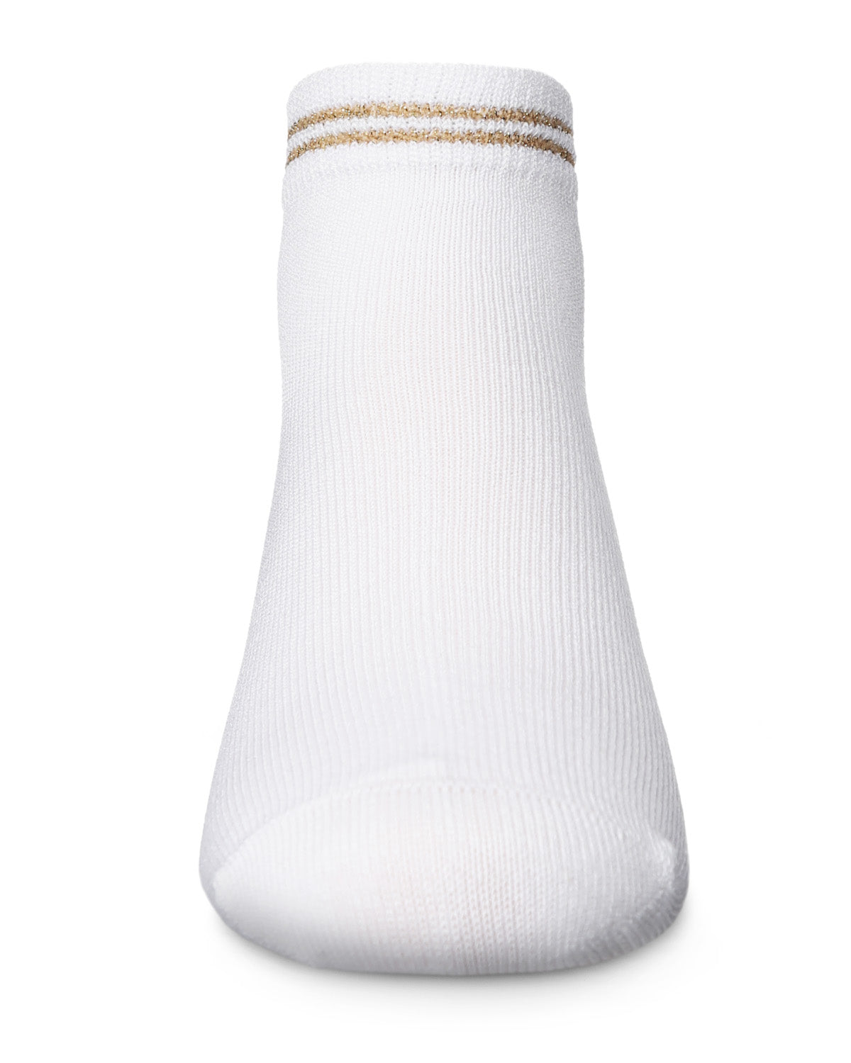 Zag Lurex Cotton Blend Anklet Sock : Color: Gold