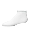 Zag Lurex Cotton Blend Anklet Sock : Color: Silver