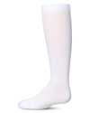 Girls' Pointelle Cotton Blend Knee High Sock : Color: White