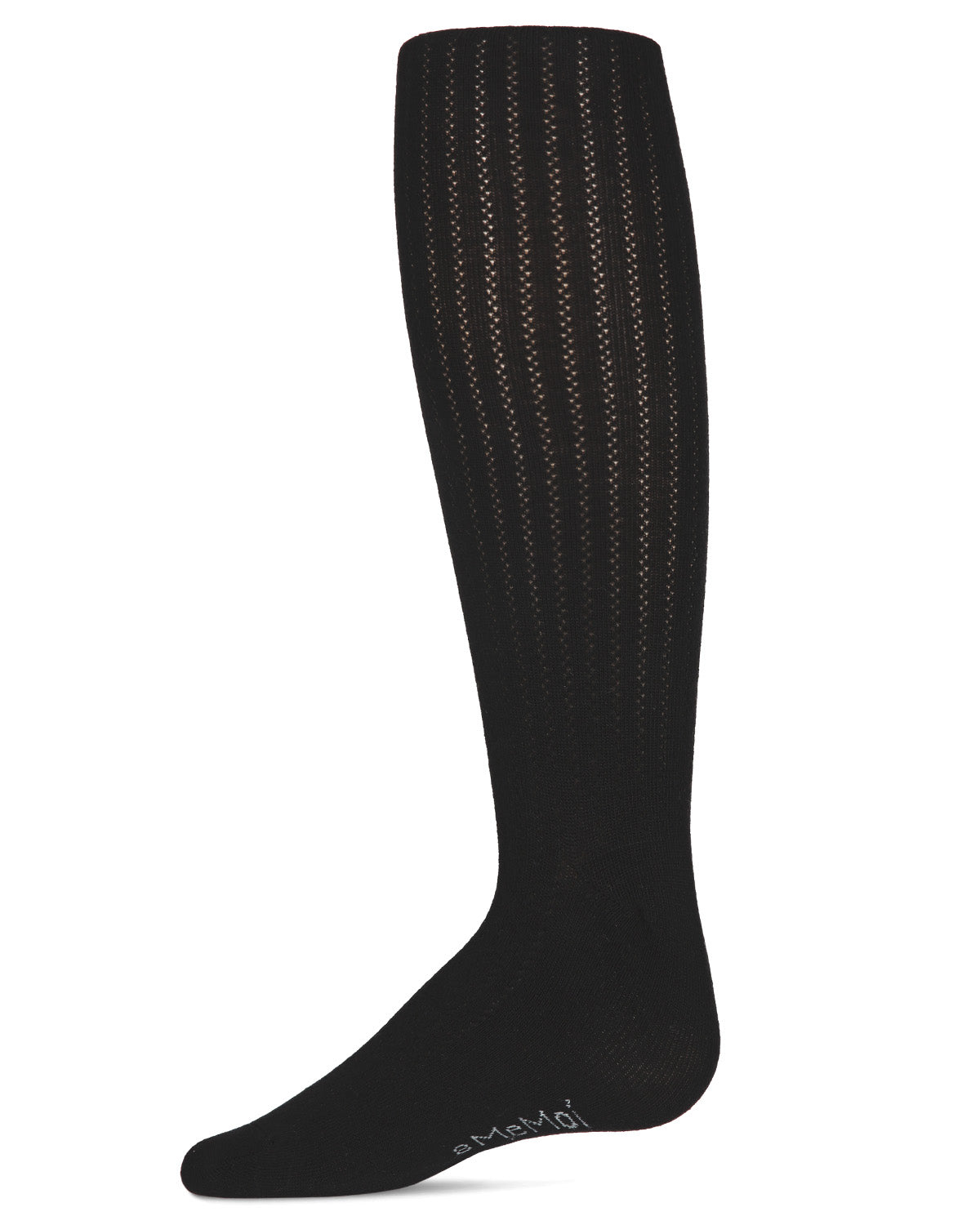 Girls' Chain Cotton Blend Tights : Color: Black