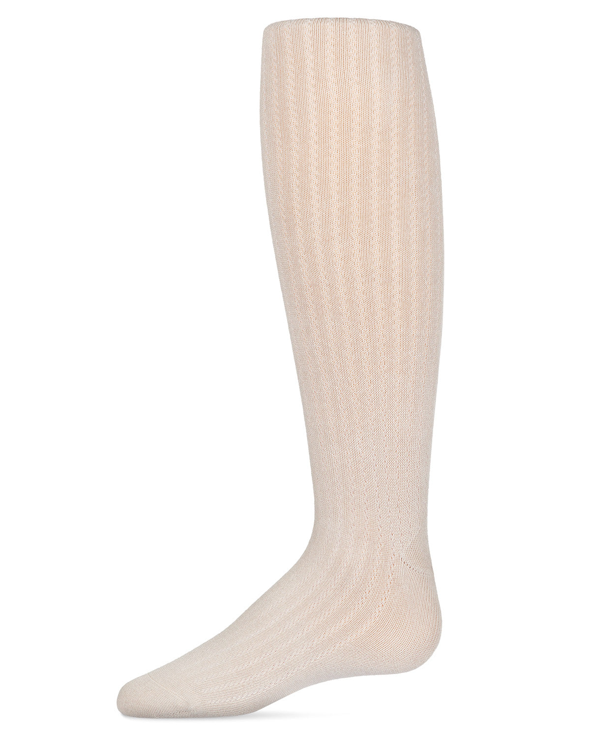 Girls' Chain Cotton Blend Tights : Color: Latte