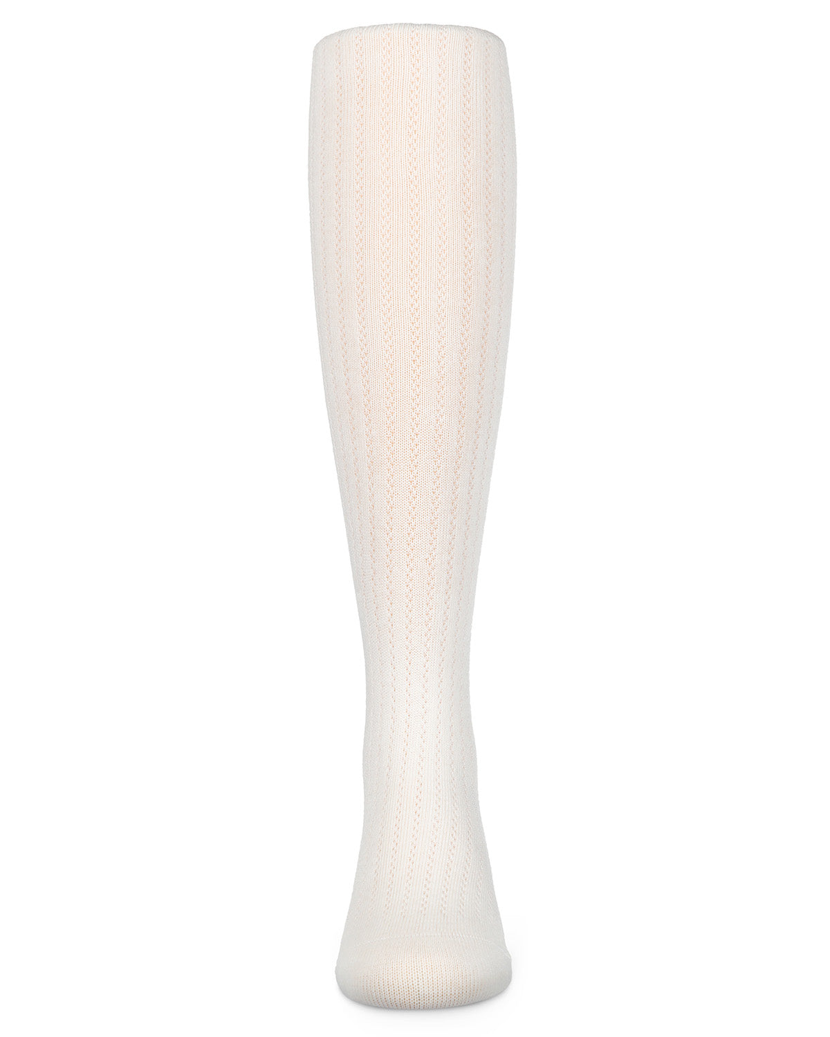 Girls' Chain Cotton Blend Tights : Color: Winter White