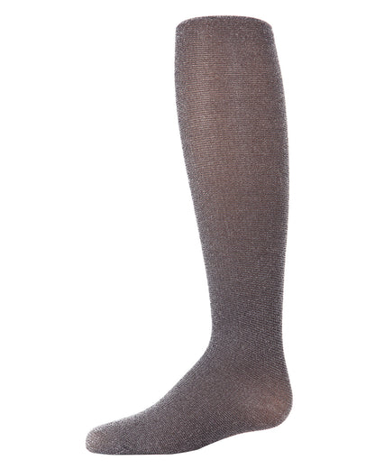Girls' Shimmering Sheer Nylon Tights : Color: Silver