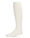 Women's Flocked Sassy Bow Nylon Tights : Color: Winter White