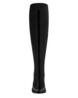 Girls' Opaque Flocked Heart Nylon Tights