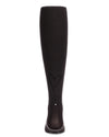 Sweet Heart Flocked Opaque Tights : Color: Black