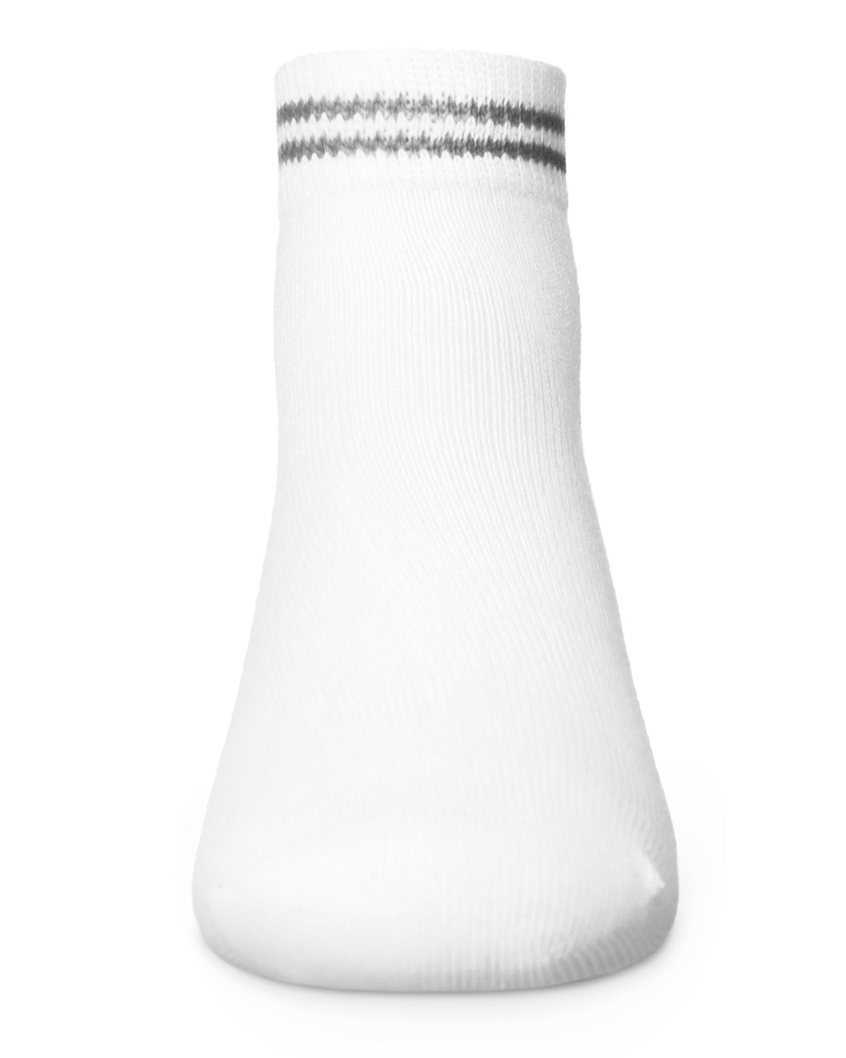 Girls' Ziggy Double Ring Cotton Blend Anklet Sock : Color: Black