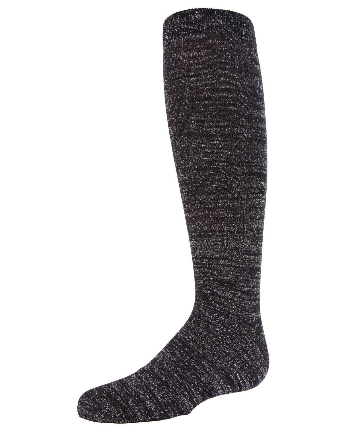 She Shimmers Girls Cotton Blend Knee Socks : Color: Black